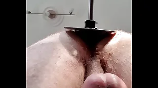 Fuck machine 24, fat bulge dildo