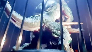 Reptiles cogiendo salvajemente