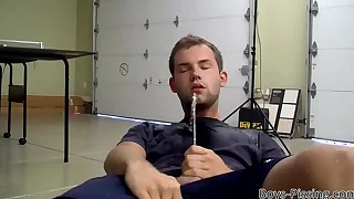 Submissive preston ettinger plastered on and ass fucked back 3way