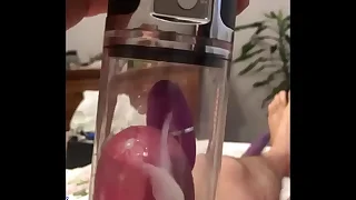 Dry-clean pump cumshot