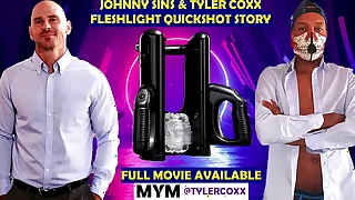Fleshlight quickshot launch story (tyler coxx & johnny sins) teaser - branle sur hurtle pour le lancement du nouveau jouet sexuel
