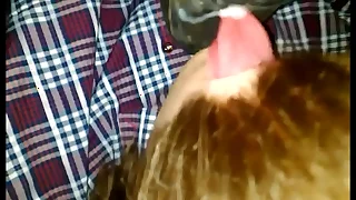 Emo twink licks his cum