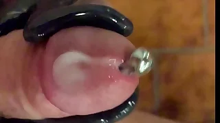 Cumshot stall mo with vibrator, 2g pa