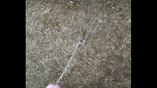 Releasing the aureate stream primarily the carpet and the wall again