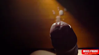 Sperm splatter on touching slow motion