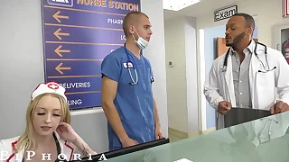 Biphoria - mindfulness catches doctors shagging then joins nigh