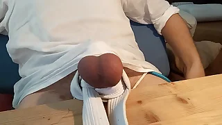 Holzhammer auf meine eier