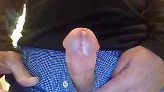 Fit dude strokes nice cock to grand pov load