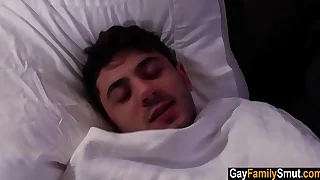 Gay play son bangs play daddy behind play mom's back