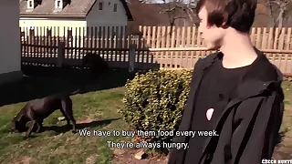 Athletic straight guy gets fucked in the irritant for the sly time comme il faut to make some money that he needs - bigstr