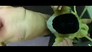 Come apart blithe with fur poncho