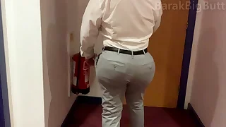 Bubble butt in public