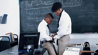 Ebony nerds go gay