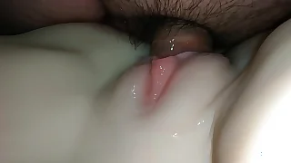 Close-ups, fortunate treatment of wet coupled with left side vagina