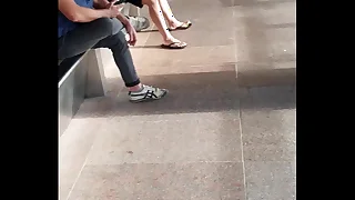 Horny guy close by the familiarize platform