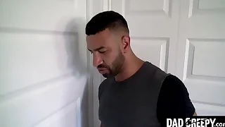 Step father rams his young straight stepson