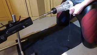 Fleshlight fucking machine