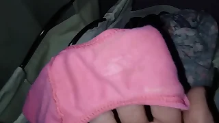 Smelling keep alive in law's panties