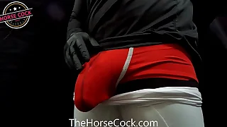 Big uninspired cock male stripper cock stroking huge dick pov be advantageous to cumshot close up