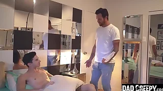 Thirsty step father dominating his cute young stepson - beau reed, jake nobello - dadcreepy.com