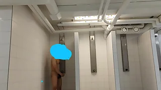 Caught masturbating in the showers
