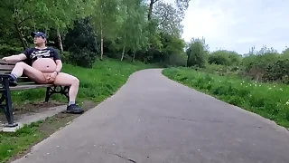 Naked walk on public